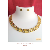 Necklace - AD Stone Necklace with Stud